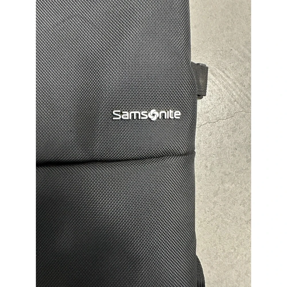 Samsonite Sintra 15.6 Laptop Travel Backpack Black Carry On Clamshell Bag